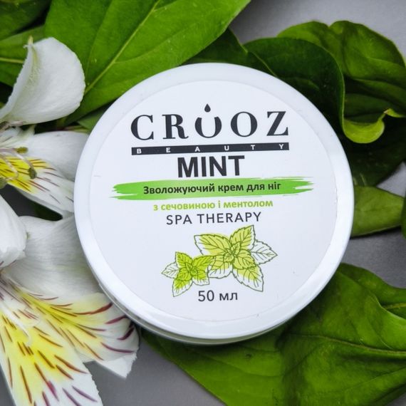 Зволожуючий крем Crooz для ніг з сечовиною та ментолом 50мл