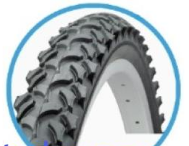 Велосипедна шина 14 * 2,125 DURRO BH-102 Косичка шиповка