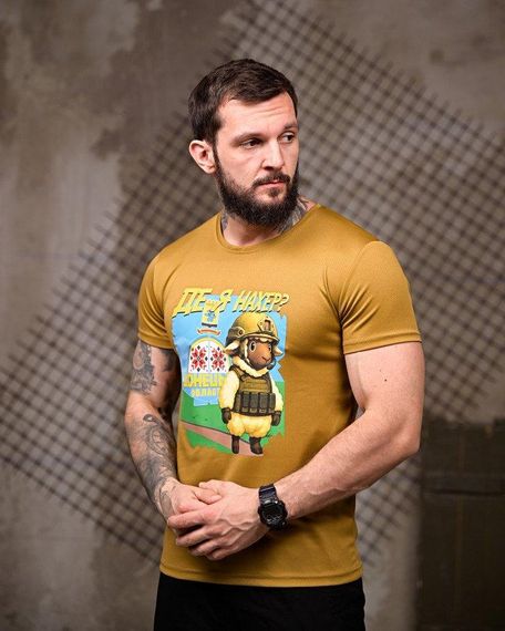 Тактична потоотвідна футболка Де я coyot ПП7851 | Зображення 1