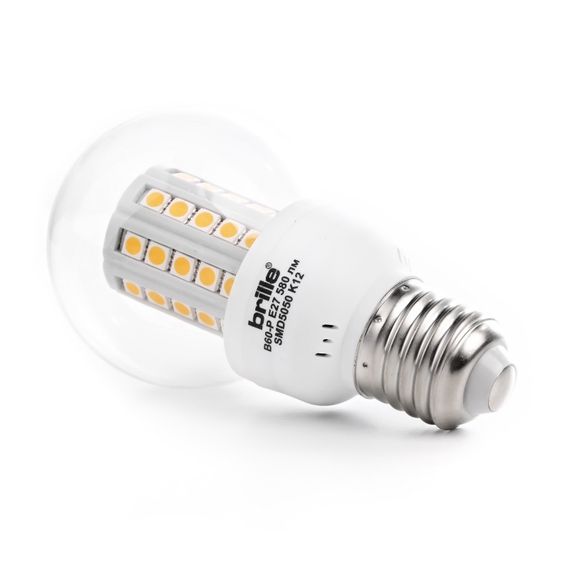 Лампа светодиодная LED 5W E27 WW B60-P 220V | Зображення 2