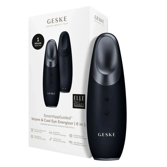 Енерджайзер для очей GESKE Warm&Cool Eye Energizer 6в1 gray, Чорний