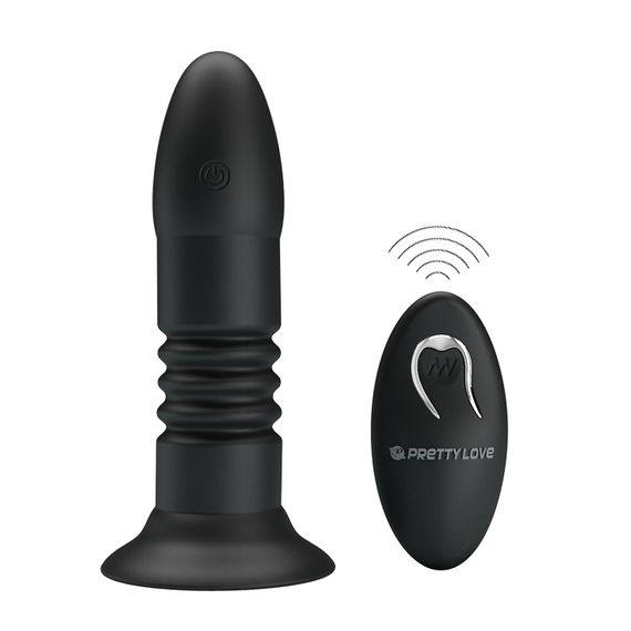 Анальна пробка - Pretty Love Magic Jingers Anal Plug Black | Зображення 9