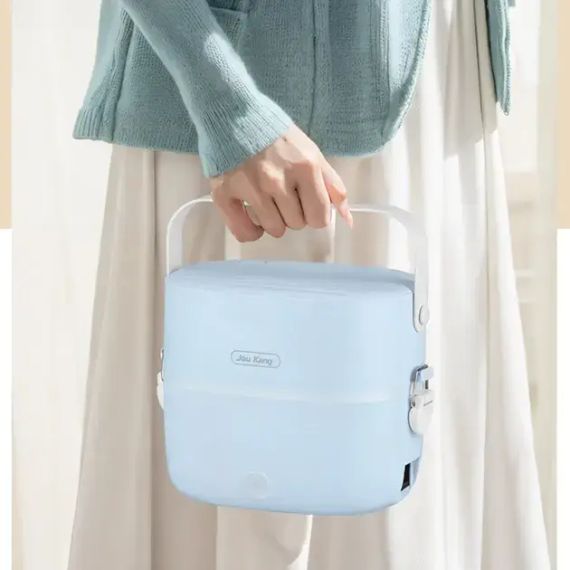 Ланч-бокс з підігрівом об'ємом 1 л на два контейнери з кришками LY-800 | Зображення 7