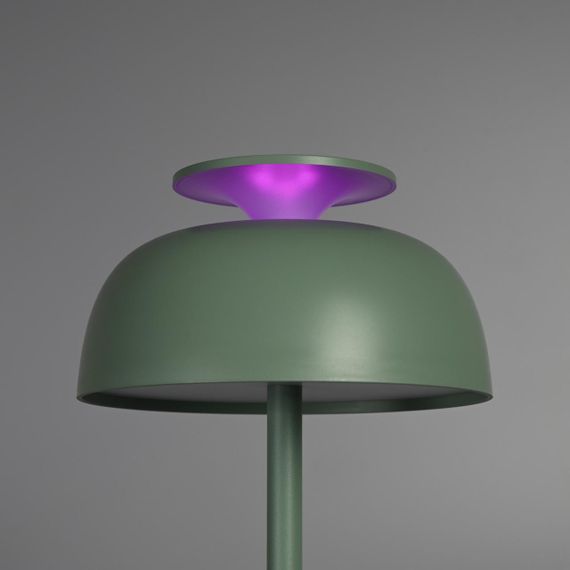 Світлодіодна лампа настiльна з акумулятором VIDEX VL-TF23G 8.5W 4000K+RGB Green | Зображення 5