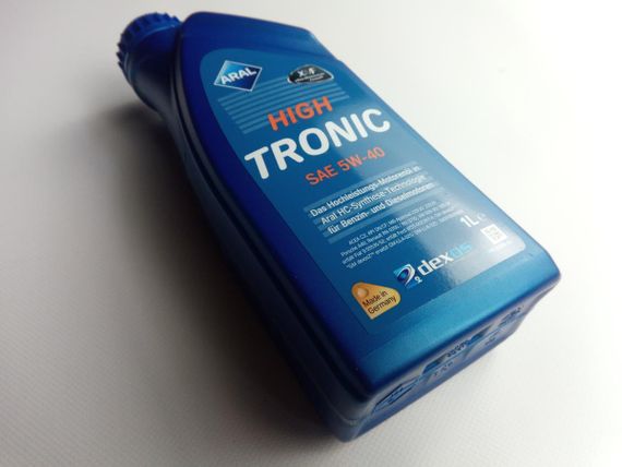 Олива моторна 5W-40 синтетична ARAL High Tronic 1 л (1505B4) (20637)