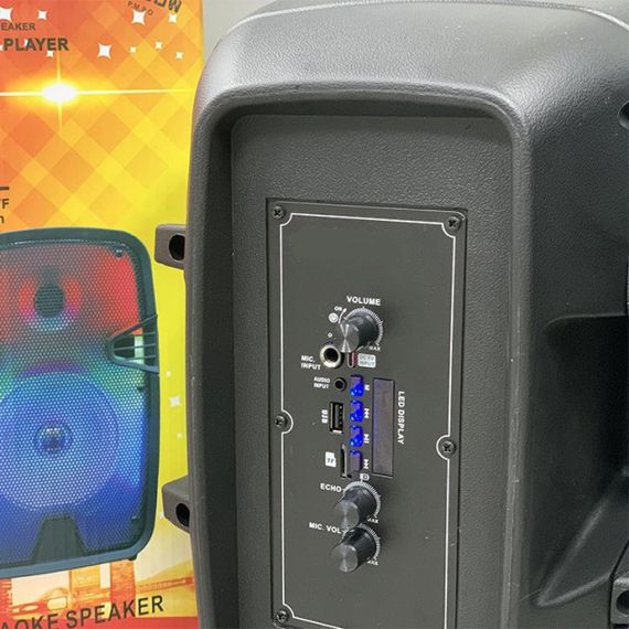 Портативна колонка XPRO OTY-809 валіза 10Вт, USB, SD, FM радіо, Bluetooth, 1 мікрофон, ДК (MER-15708) | Зображення 2