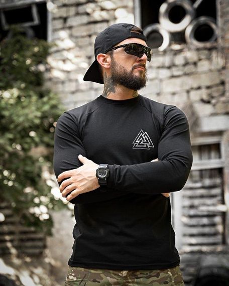 Мілітарі лонгслів руни ПП7791 | Зображення 2