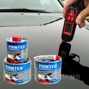 Набір під прибор Шпаклівка 1500g, Грунт 1500g+200ml Painter
