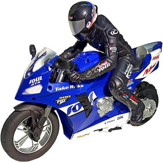 Мотоцикл на радіокеруванні Motorcycle Stunt Drift six-axis Gyroscope Blue