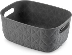 Кошик для зберігання пластиковий Curver (Курвер) Softex S 4 л (00576) Сірий