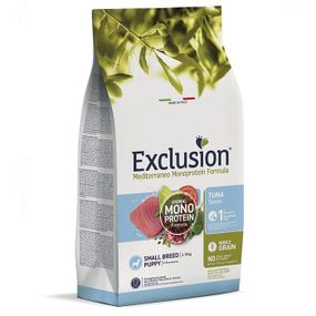 Сухой корм Exclusion Puppy Tuna Small Breed для щенков маленьких пород 500 г