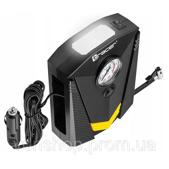 Автокомпрессор для подкачки колес 12V, Автомобильный компрессор 12в, Компресор от прикуривателя HF-80 | Зображення 9