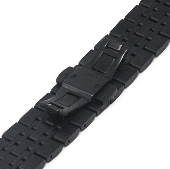 Металевий ремінець Primo Steel Link для годинника Apple Watch 42mm / 44mm / 45mm - Black | Зображення 2