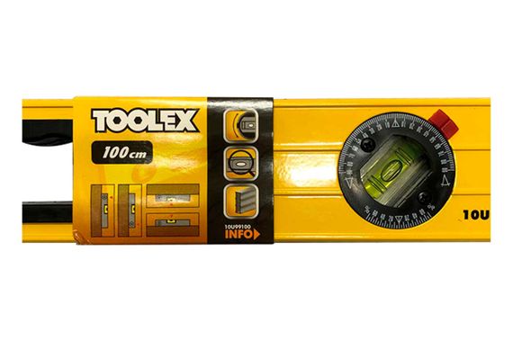 Уровень Toolex - 1000мм с поворотной капсулой (10U99-100) | Зображення 1