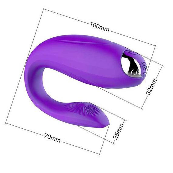 Вибратор для пар G-Sex USB Фуксия | Зображення 4