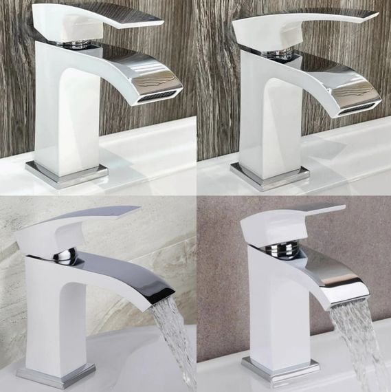 Змішувач для раковини Qtap Swan Cascada, Chrome/White (k35) QTSWA270CRW45568 | Зображення 2