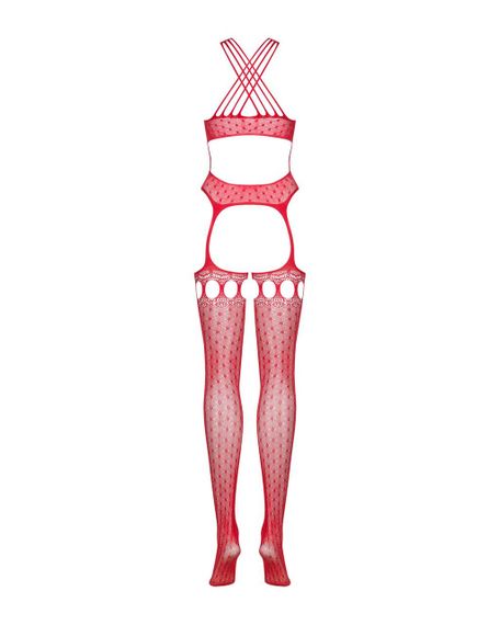 Obsessive Bodystocking G313 red S/M/L | Зображення 5