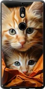 Чохол на Nokia 7 Котики 2 із силікону FCh_008237