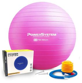М'яч для фітнесу (фітбол) Power System PS-4018 Ø85 cm PRO Gymball Pink (PS-4018PI-0)