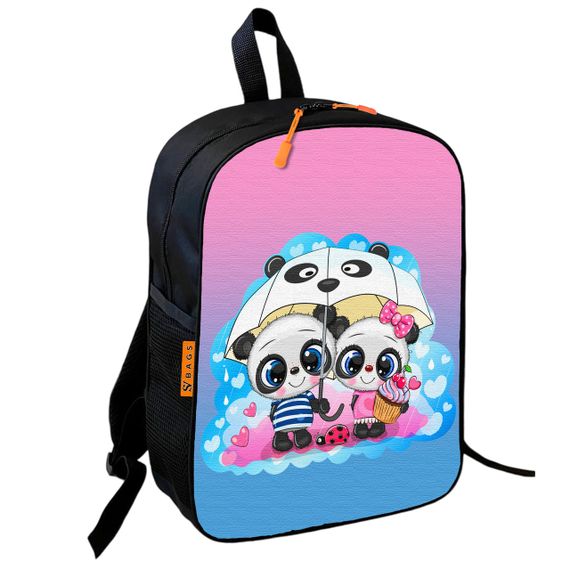 Школьный рюкзак детский Панды под зонтиком + Сумка для обуви спортивной формы рюкзак-мешок мальчику (01920) | Зображення 4