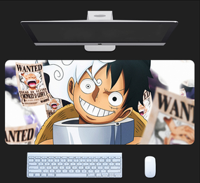 Игровая поверхность для мышки с Аниме принтом "Ван Пис / One piece" Монки Д. Луффи 800*300*3 мм 0100