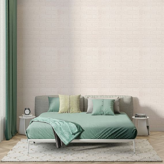 Панель стінова цегла слонова кістка зі смужками 700х770х5мм (D) SW-00002264 | Зображення 4