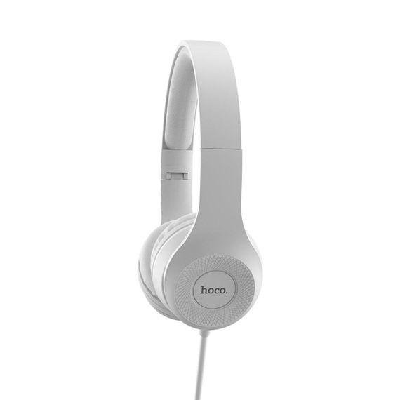 Навушники HOCO W21 Graceful charm wire control headphones Gray | Зображення 1
