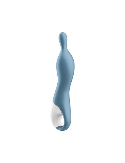 Вібратор для точки А Satisfyer A-Mazing 1 Blue – стимуляція точки A, вигнутий корпус, 12 режимів вібрації | Зображення 3
