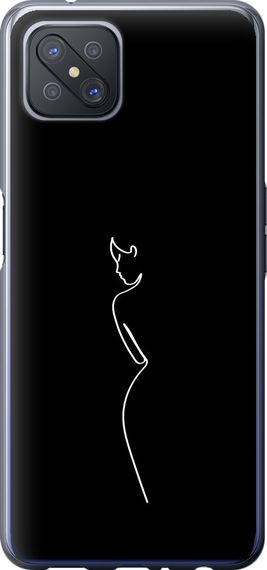 Чехол на Oppo A92S Силуэт1 "4590u-1926-17620"