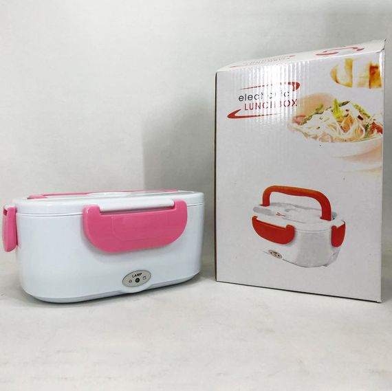 Ланч бокс електричний із підігрівом Lunch Heater 220 V Pro, ланч бокс від мережі. Колір: рожевий | Зображення 9