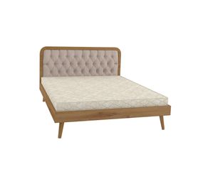 Двуспальная кровать iSmart Токио Орех светлый + Аляска 01 180х190 см (DDMBG-1379)
