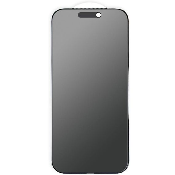 Защитное стекло Privacy 5D Matte (тех.пак) для Apple iPhone 17 Pro Max (6.9") Черный