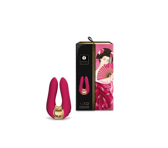 Вибратор для клитора Shunga Aiko Raspberry, гибкие кончики, Малиновый | Зображення 6