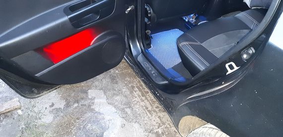 Накладки на пороги OmsaLine (4 шт., нерж.) для Kia Ceed 2007-2012 рр | Зображення 6