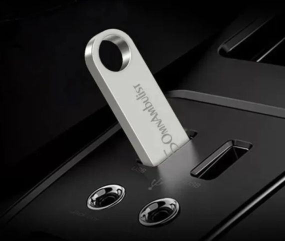 Флешка USB флешнакопичувач SomnAmbuList металева 16Gb | Зображення 3