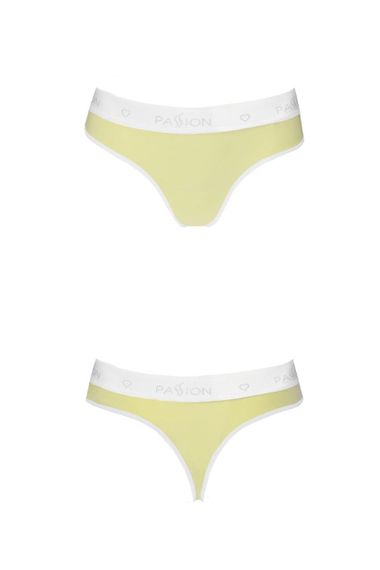 Спортивные трусики-стринги Passion PS007 PANTIES S, yellow sexstyle | Зображення 1