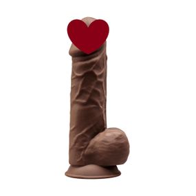 Фалоімітатор SilexD Norman Brown (MODEL 4 size 8.5in), двошаровий, силікон + Silexpan, діаметр 5 см Sex Aura