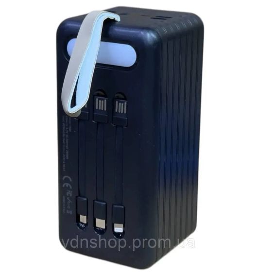 Павер банк Power Way TX80 80000mAh c 3 кабелями (Реальная мощность) Power Bank | Зображення 1