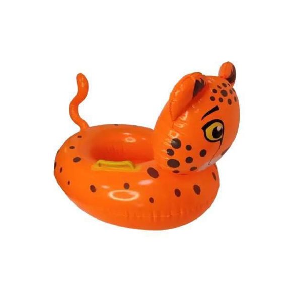 Надувне коло з сидінням та ручками безпеки 60*46см Тигр