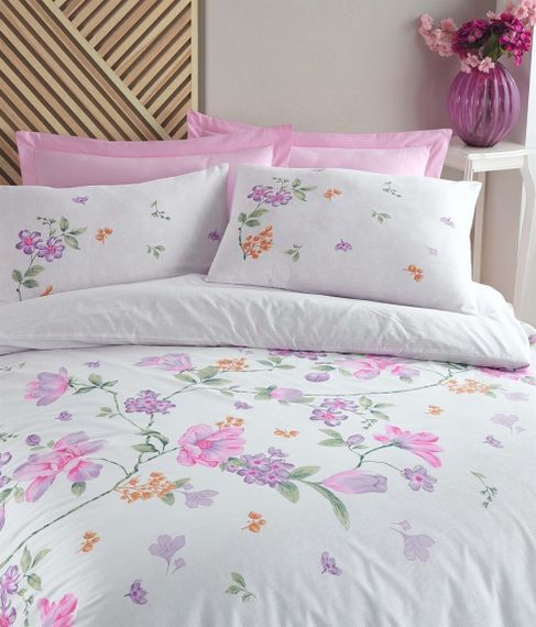 Постільна білизна Altinbasak Ranforse 200 х 220 см  Astrid Puce | Зображення 1