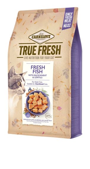 Корм Carnilove True Fresh зі свіжою рибою для дорослих котів 1.8 кг