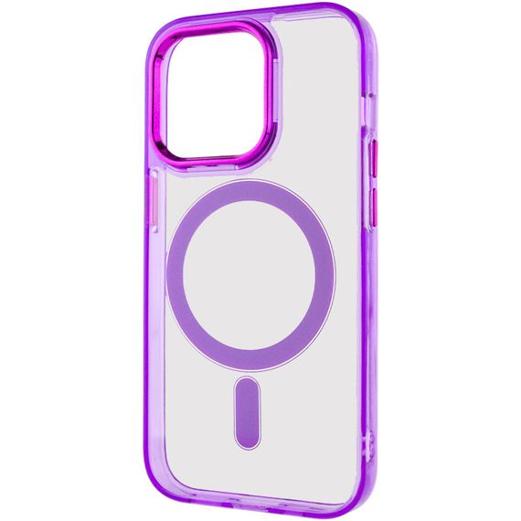 Чохол TPU Iris with MagSafe для Apple iPhone 13 Pro (6.1") Фіолетовий | Зображення 2