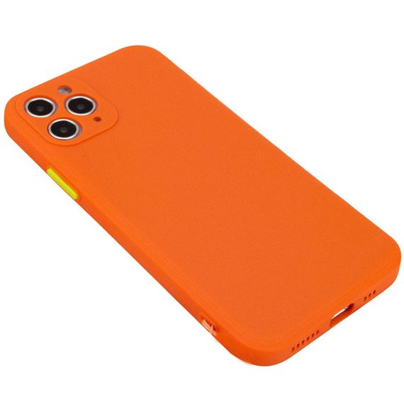 Чехол TPU Square Full Camera для Apple iPhone 11 Pro (5.8") Оранжевый | Зображення 2