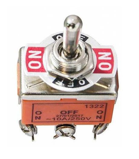 Тумблер 1322B двухполюсный 3 положения Ny95501123