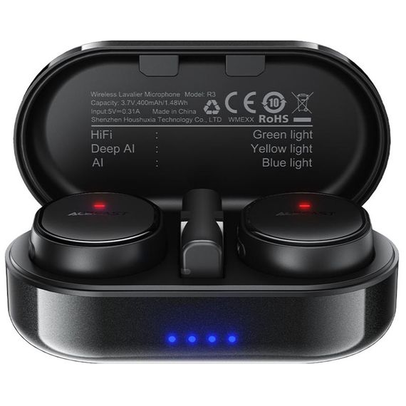 Петличный беспроводной микрофон Acefast R3 Type-C Black