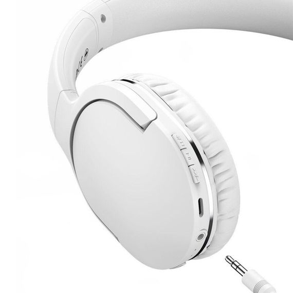 Накладні бездротові навушники Baseus Encok Wireless headphone D02 Pro (NGTD01030) White | Зображення 2