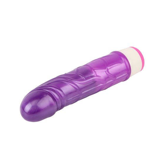 Вібратор реалістичний на батарейках Chisa Basic Luv Theory Stud Rod, фіолетовий, 17.5 см Sex Aura | Зображення 3