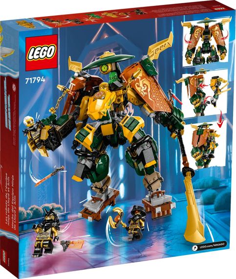 Конструктор LEGO Ninjago Командні роботи ніндзя Ллойда й Арін (71794) | Зображення 8