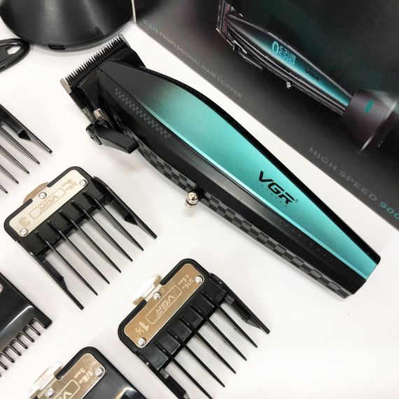 Перезаряджається набір для стрижки волосся VGR, Машинка для стрижки волосся з професійними ножами RF-94 | Зображення 5