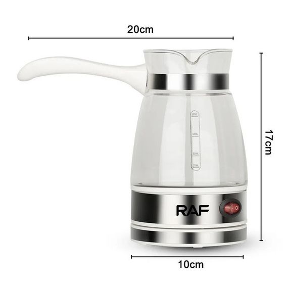 Турка для приготовлени кофе RAF R.125 500мл 600 Вт, Электротурка для кофе, Турка для MO-935 заварного кофе